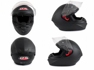 Casco de moto NZI negro