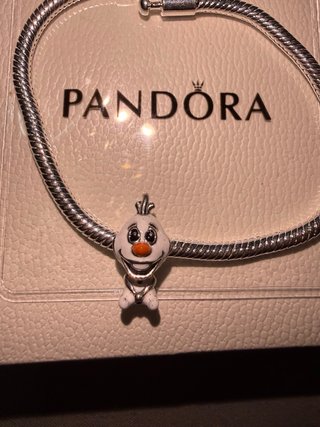 Pulsera Pandora Plata con Charm Olaf