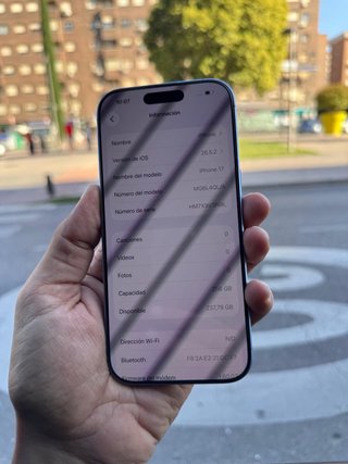 iPhone 17 256gb 100% Batería NUEVO