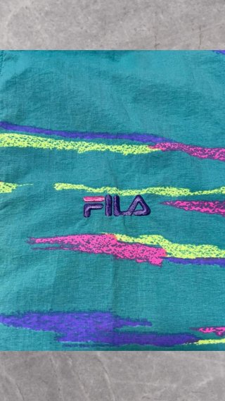 Cortavientos Fila Vintage 90s Multicolor