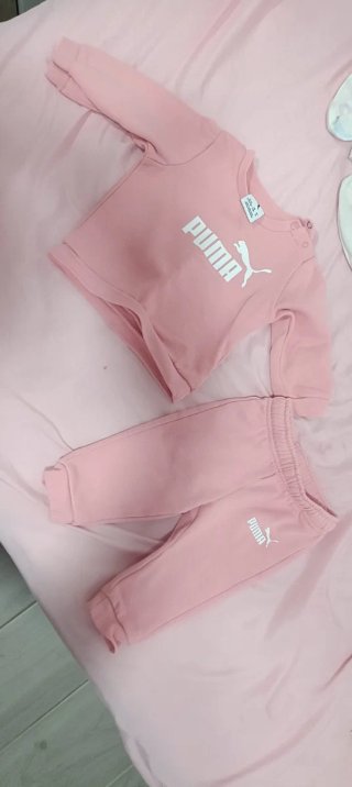 Chándal Puma bebé niña rosa