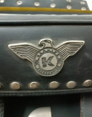 Borsa Moto Harley Davidson Borchie Nera