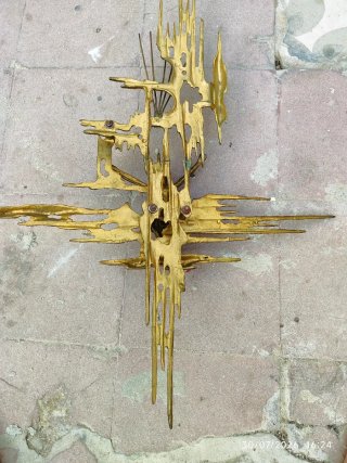 Crucifijo Brutalista Años 70 Dalí