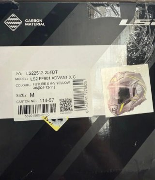 CASCO LS2 ADVANT X CARBON FUTERE II TALLA M. NUEVO