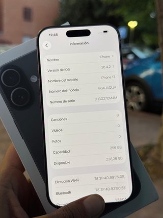 iPhone 17 256Gb Batería 100% NUEVO