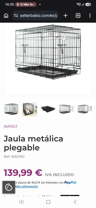 Jaula perro XXL
