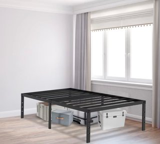 Somier Cama 90x200 Metal Negro