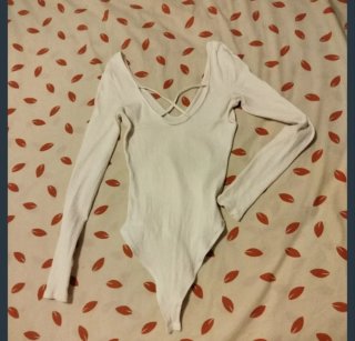 Lote camisón negro encaje y body punto blanco