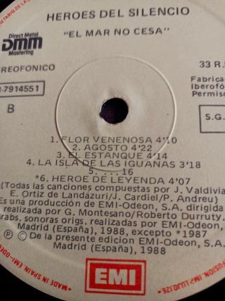 Vinilo Rock Gótico Español 80s