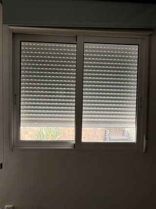 Ventana aluminio lacado blanco