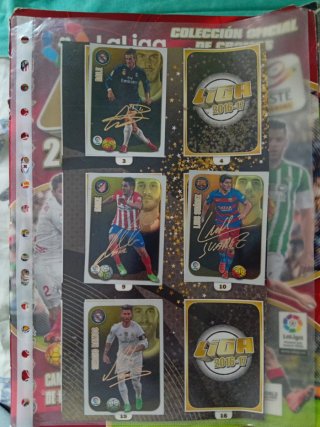 Cromos Liga 2016-17 Firmados