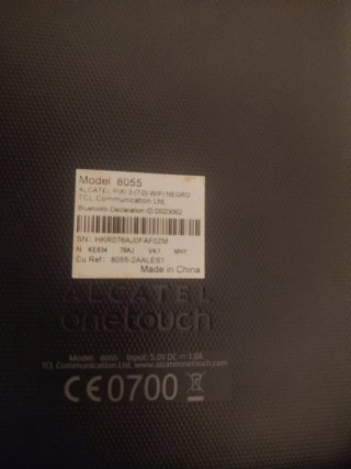 Alcatel OneTouch Pixi 3 (7) Negro