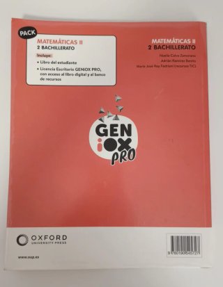 Matemáticas II 2 Bachillerato : Geniox