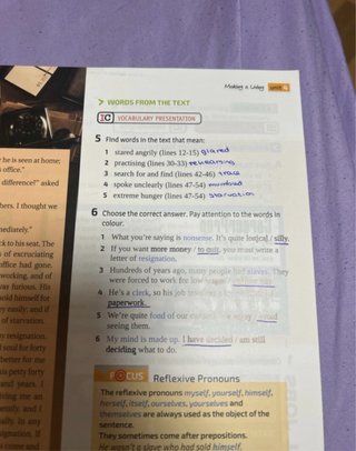 Libro de inglés de 2° de Bachilletato