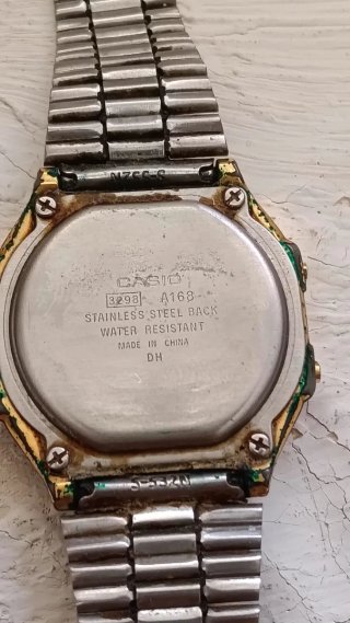 Reloj de Pulsera Casio Vintage A168 Original