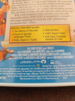 DVD Disney "LIMITED ISSUE" HÉRCULES.