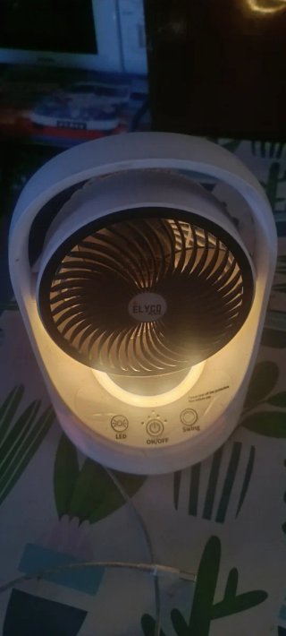 Ventilador USB con Luz LED