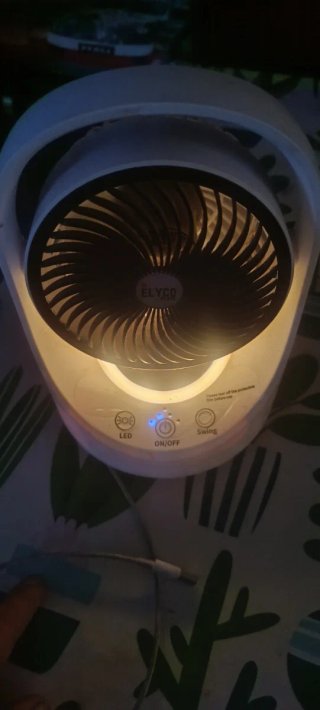 Ventilador USB con Luz LED