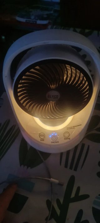 Ventilador USB con Luz LED