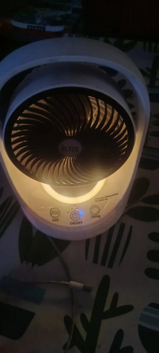 Ventilador USB con Luz LED