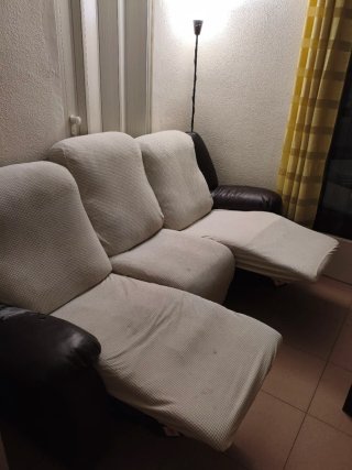 Sofá 3 plazas reclinable