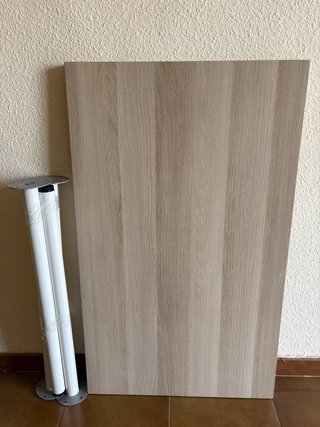 Escritorio Ikea Madera y Metal