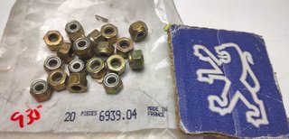 Peugeot 693904 6939.04 porca autoblocante original