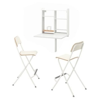Mesa y 2 Sillas Plegables IKEA Norberg