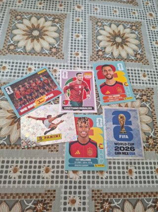 Lote cromos Mundial 2026 España CR7 Merino