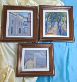 3 Óleos Siglo XX