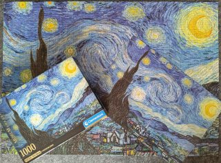 Puzzle 1000 piezas Clementoni La noche estrellada