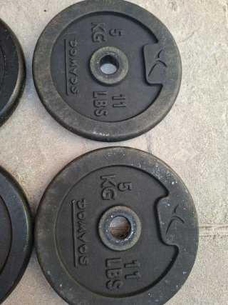 Discos de pesa 5 kg.(precio por pareja)