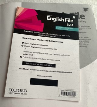 Libro Ingles "English File" B2.1 fourth edition