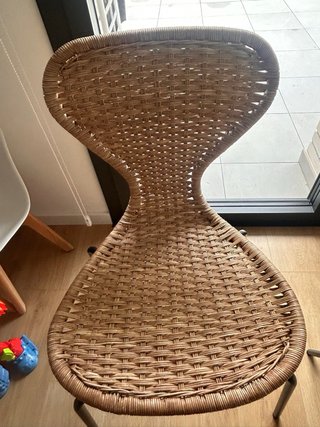 2 sillas de ratan Ikea hechas a mano (Alvsta)