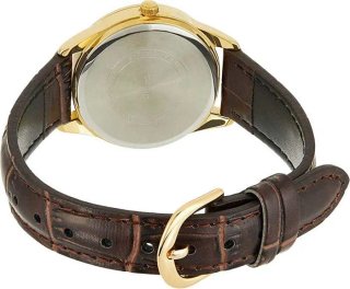 Orologio Casio donna pelle marrone oro