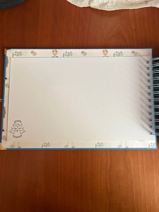 Libro de firmas comunión niño