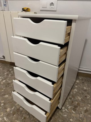 Cajonera con ruedas Inter Link de 6 cajones