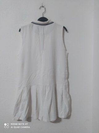 Vestido blanco sin mangas La Morena