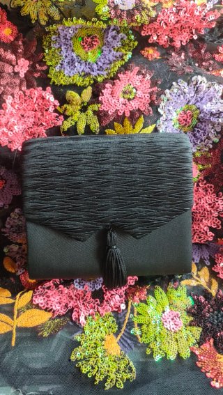 Bolso Cartera Vintage Negro