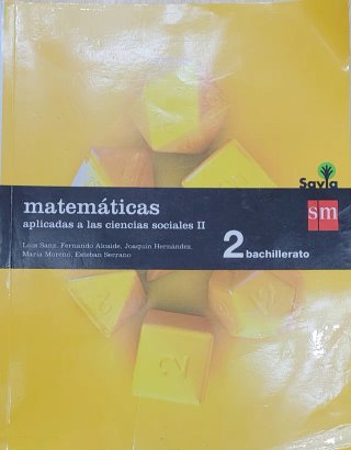 Matemáticas aplicadas a las ciencias sociales I...
