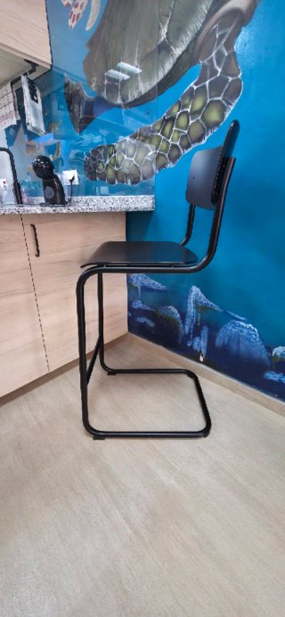 Set de 3 sillas nuevas Thonet negras