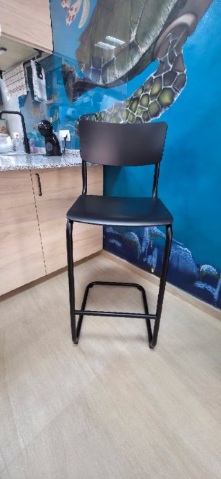 Set de 3 sillas nuevas Thonet negras