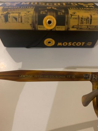 Moscot Lemtosh 49 Blonde – Originali con custodia