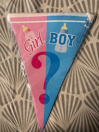 Lote Decoración Baby Shower sin utilizar.