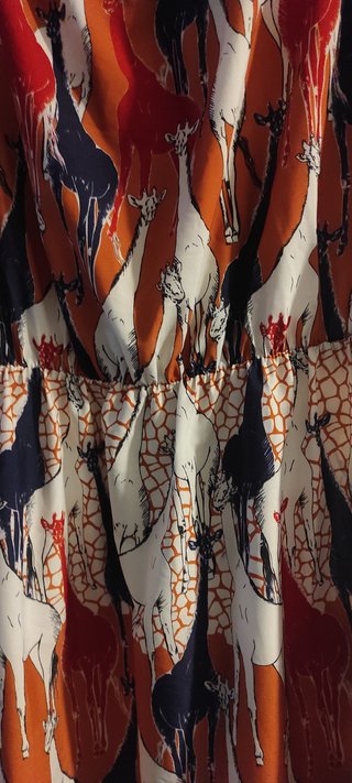 Vestido estampado jirafas