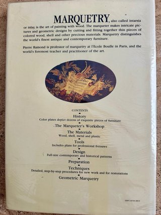 Libro Marquetería ebanistería  madera restauración