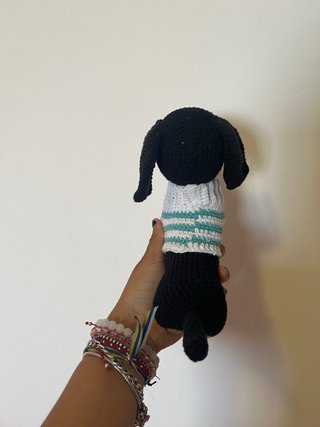Perro salchicha amigurumi tejido