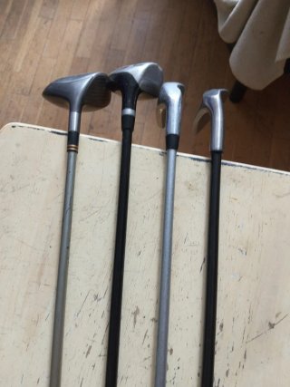 Set de 4 palos de golf para inicio o 2do set