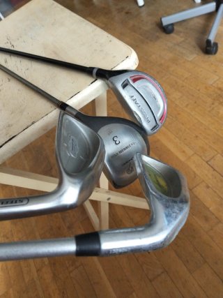 Set de 4 palos de golf para inicio o 2do set
