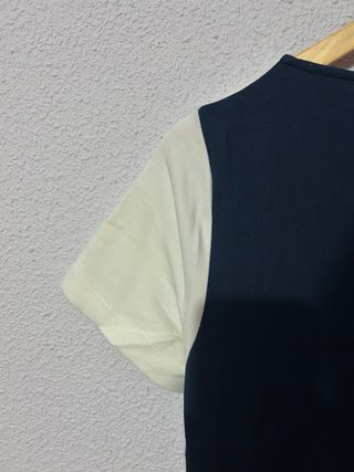 Vestido bicolor corto Sfera talla L verano